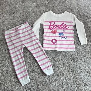 2T Gap x Barbie Organic Cotton Long Sleeve Pajama Set